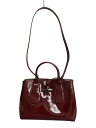 【中古】LONGCHAMP◆ショルダーバッグ/レザー/牛革/ボルドー/10058HPP//【バッグ】