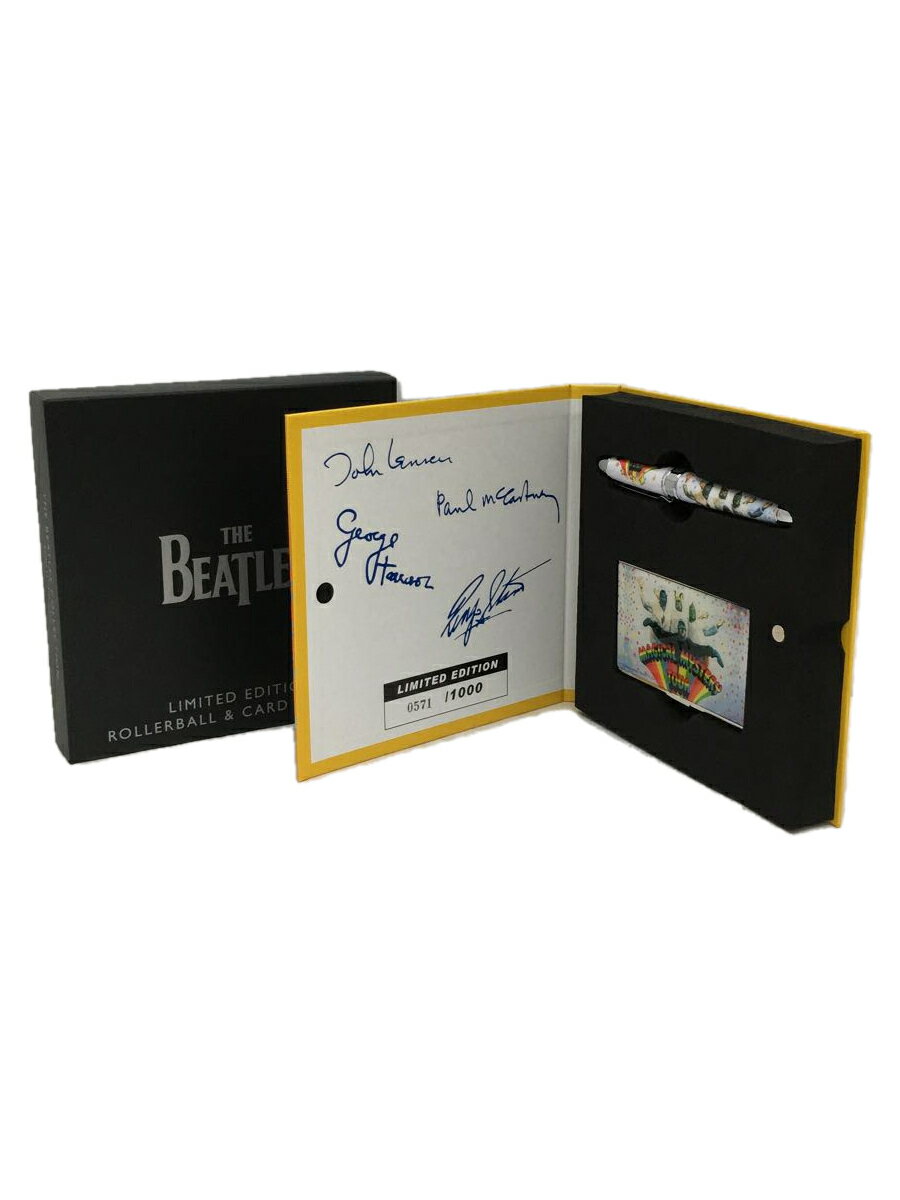 【中古】THE BEATLES/文具/ローラーボールペン&amp;カードケースセット MAGICAL MYSTERY TOUR【インテリア小物・日用雑貨】