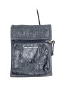 【中古】BALENCIAGA◆ポーチ/レザー/BLK/プリント/532298・1000・V・528147【バッグ】(4)