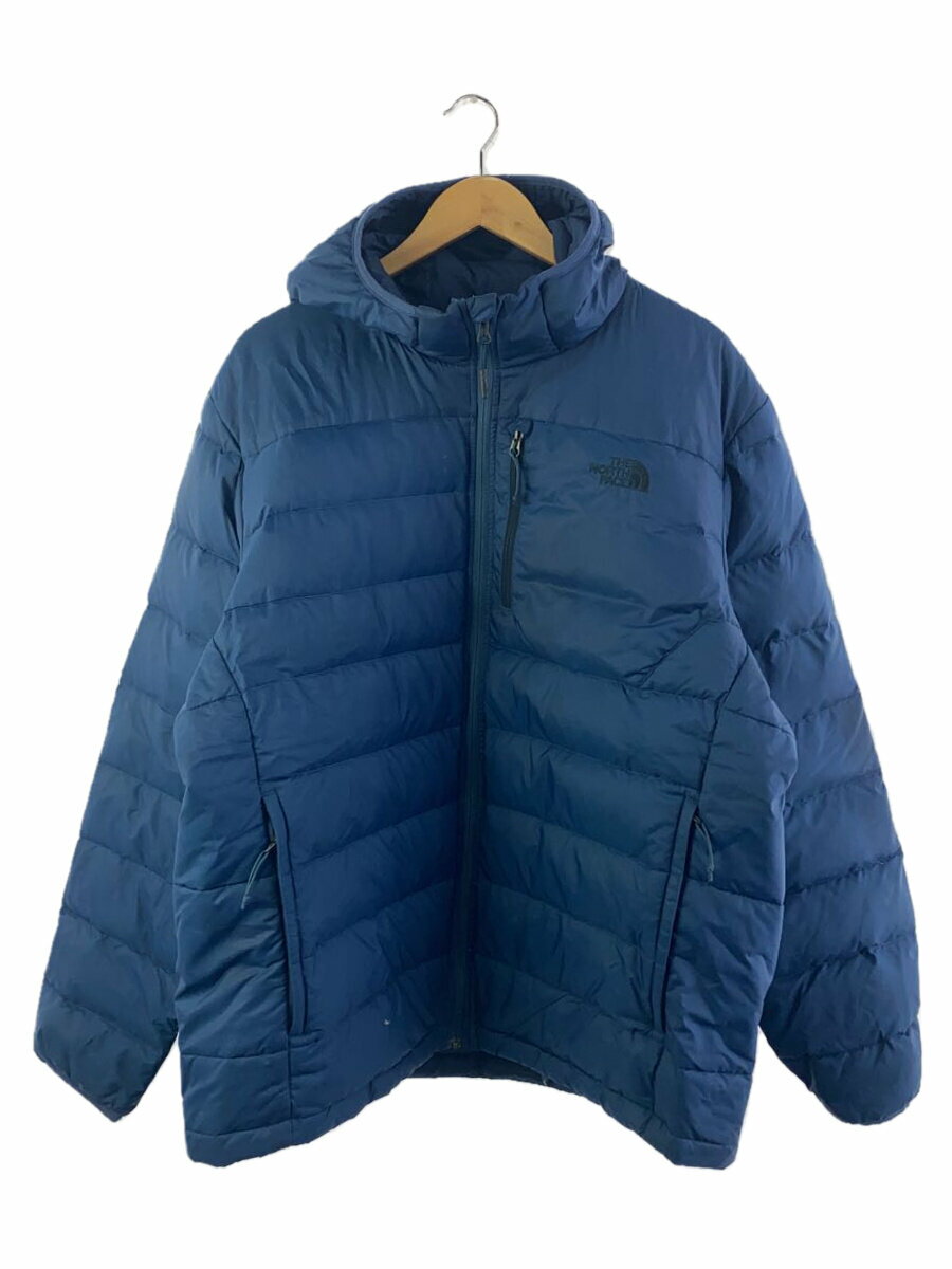 【中古】THE NORTH FACE◆アコンカグア/ダウンジャケット/XXL/ポリエステル/NVY/無地/NF0A3KU9【メンズウェア】