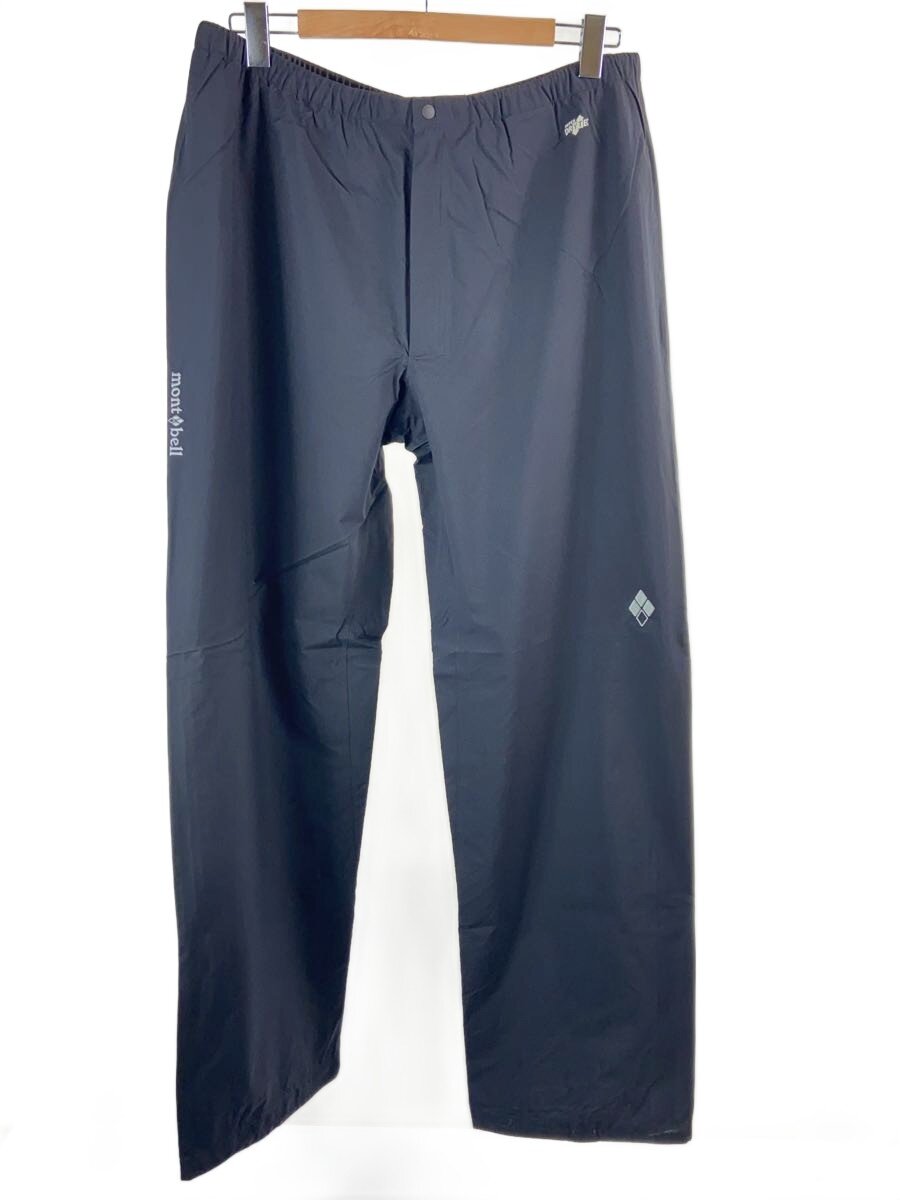 【中古】mont-bell◆スーパードライテック レインパンツ MENS/XXL/ナイロン/BLK【メンズウェア】