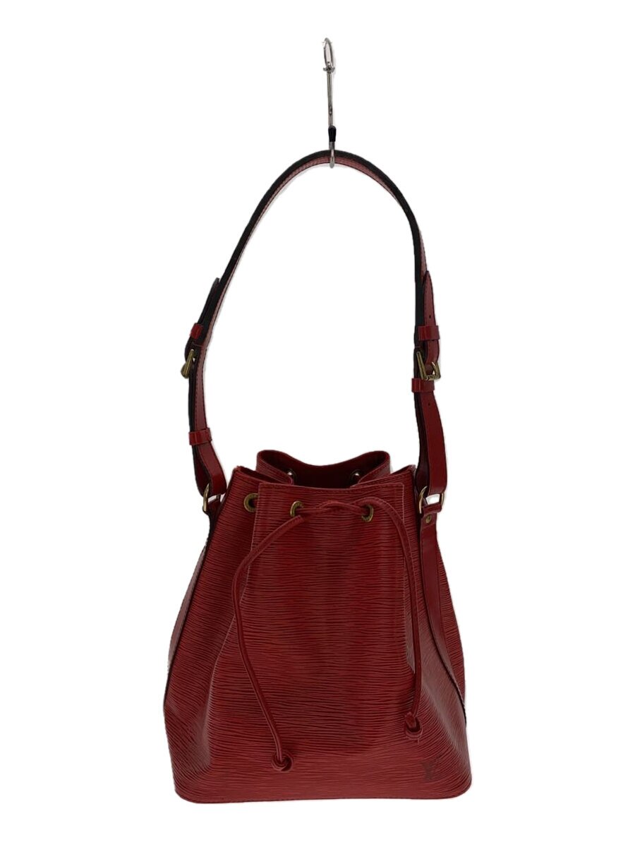 【中古】LOUIS VUITTON◆プチ ノエ_エピ_RED/レザー/RED【バッグ】