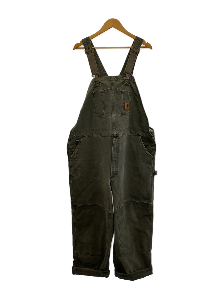 【中古】Carhartt◆USA製/オールインワン/46/コットン/KHK【メンズウェア】