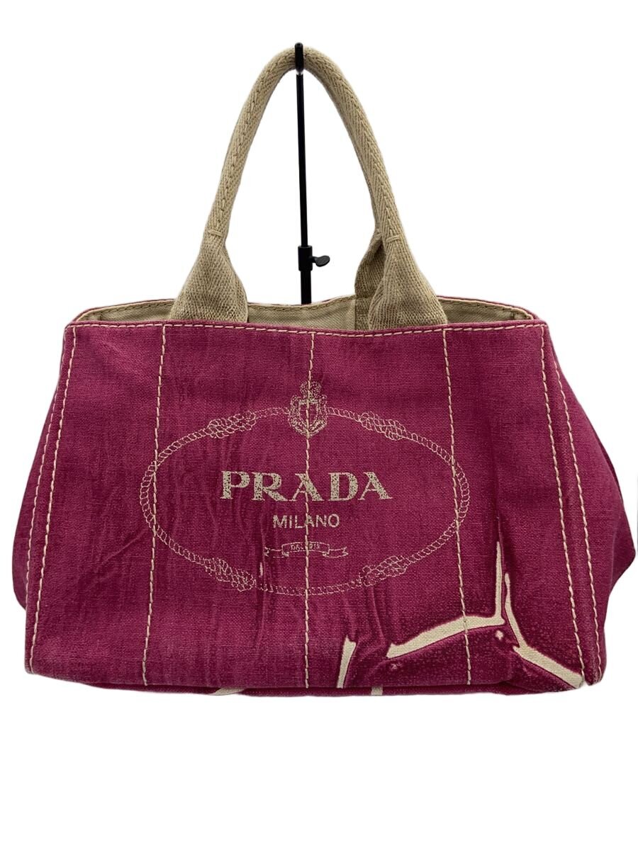 【中古】PRADA◆トートバッグ/--/PNK【バッグ】