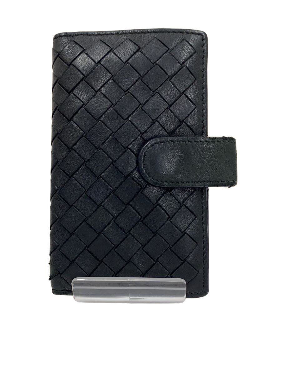 【中古】BOTTEGA VENETA◆キーケース/レザー/BLK/無地/メンズ/593025【服飾雑貨他】