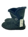【中古】UGG australia◆ブーツ/24.5cm/BLK/スウェード/f3010ek【シューズ】(4)