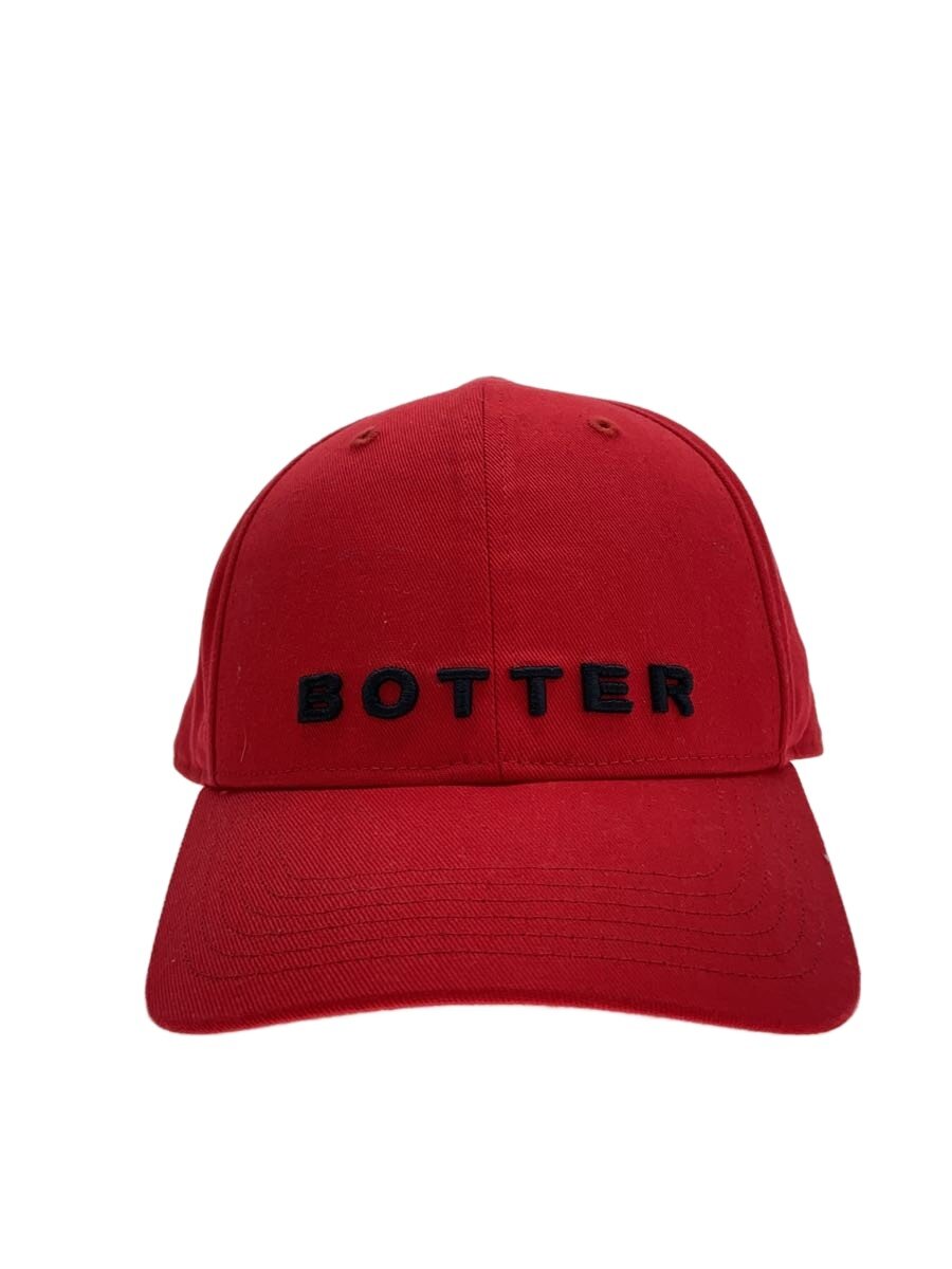 BOTTER◆ヘッドウェア/FREE/コットン/RED/メンズ/4S-9003A001//