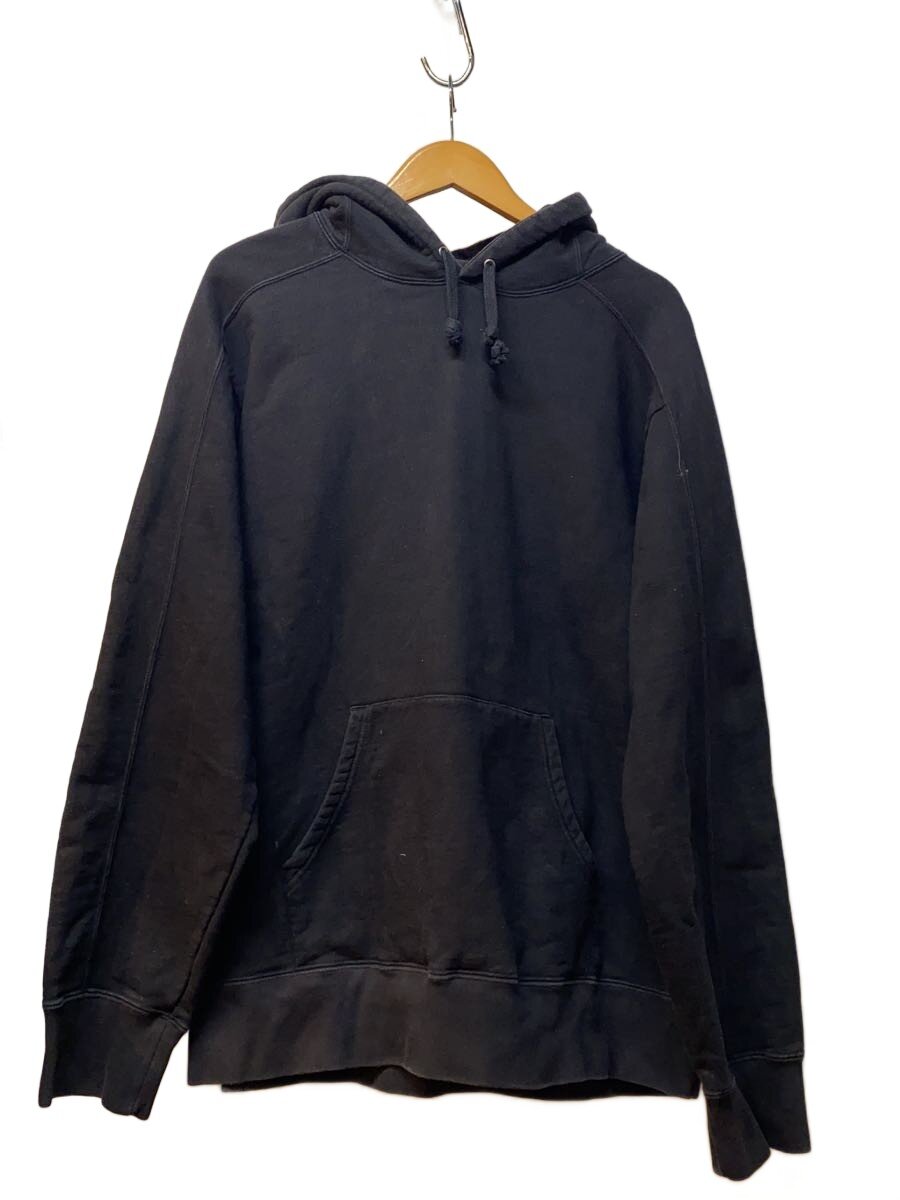 【中古】Supreme◆18FW/Paneled Hooded Sweatshirt/パーカー/XL/コットン/BLK【メンズウェア】