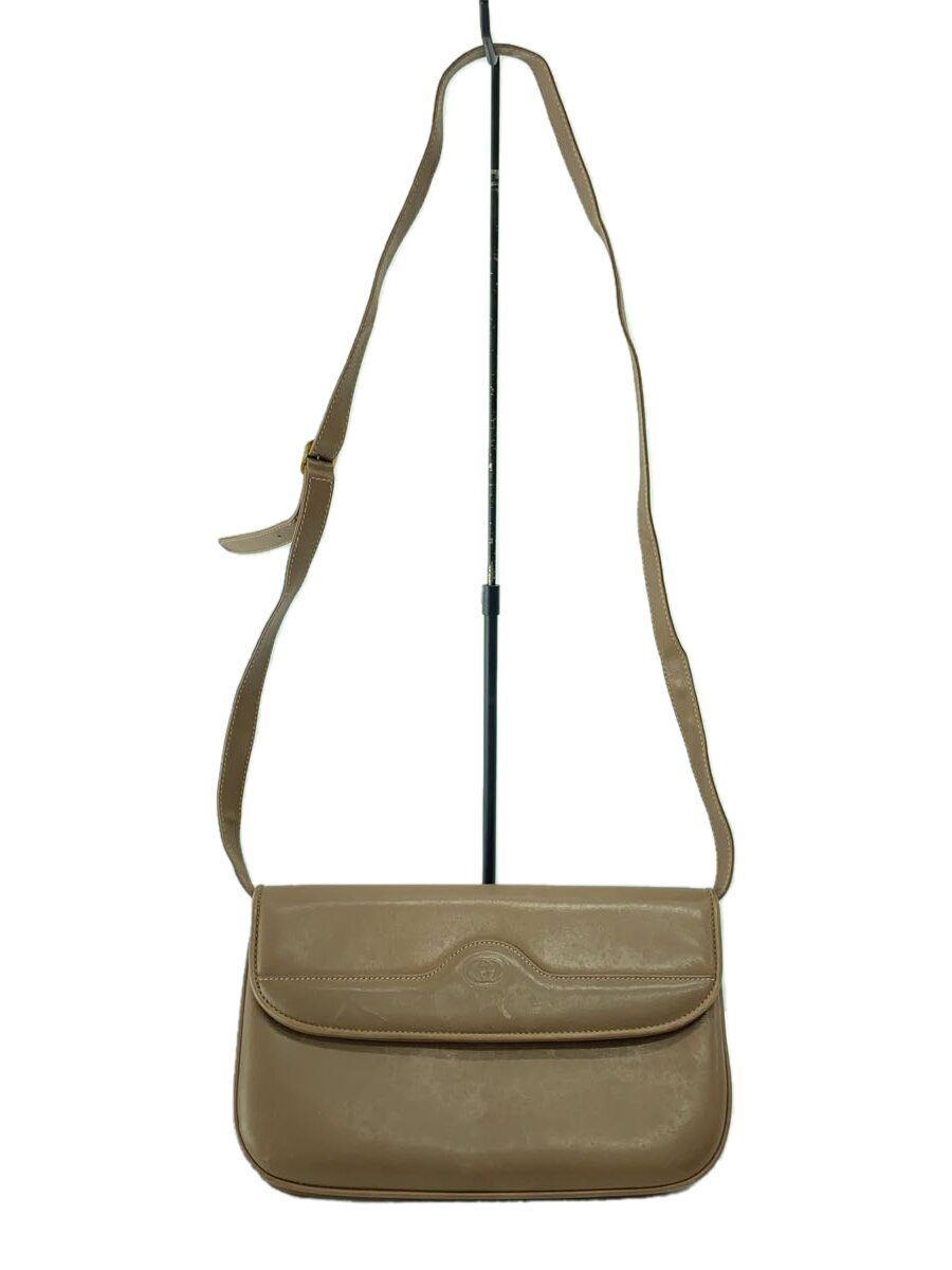 GUCCI - 【中古】GUCCI◆本体傷有/オールドグッチ/2wayクラッチショルダーバッグ/レザー/BRW/006・106【バッグ】