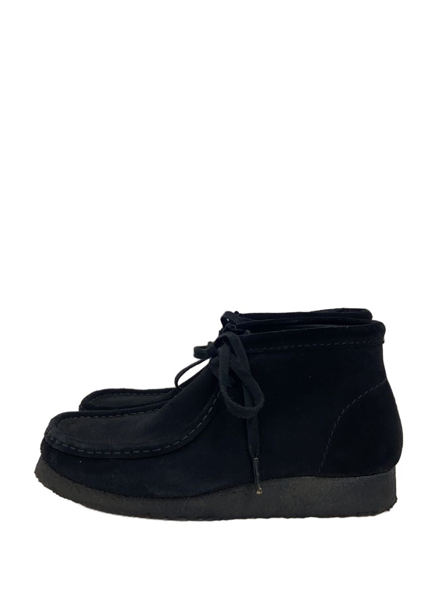 【中古】Clarks◆チャッカブーツ/US7.5/BLK/スウェード/61489848【シューズ】