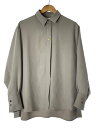【中古】CULLNI◆長袖シャツ/1/ポリエステル/BEG/22-AW-024【メンズウェア】