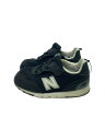 NEW BALANCE◆New Balance Kids 515/キッズ靴/14cm/スニーカー/BLK/