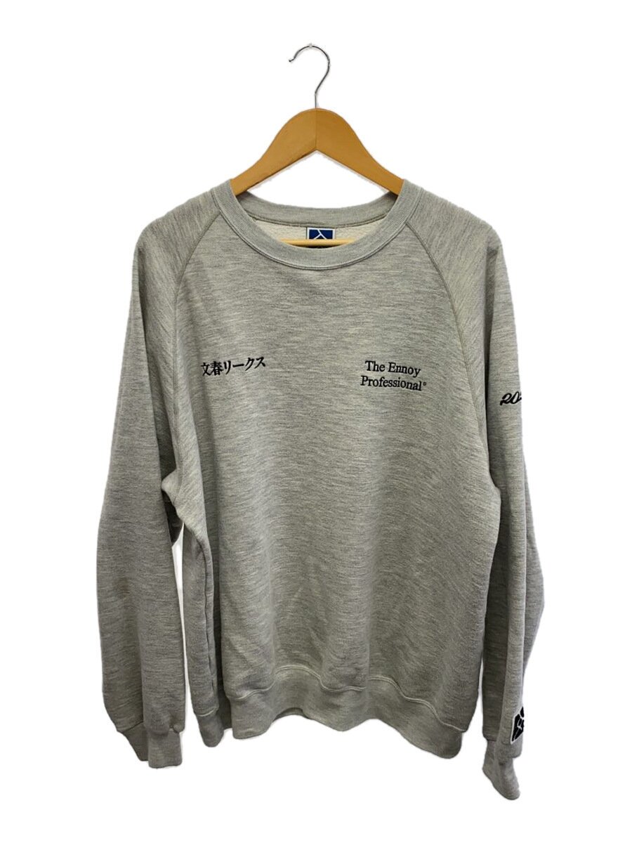 【中古】ENNOY◆21SS/×スタイリスト私物×週刊文春/XL/コットン/GRY/無地/SS21BRENCT08NTL【メンズウェア】