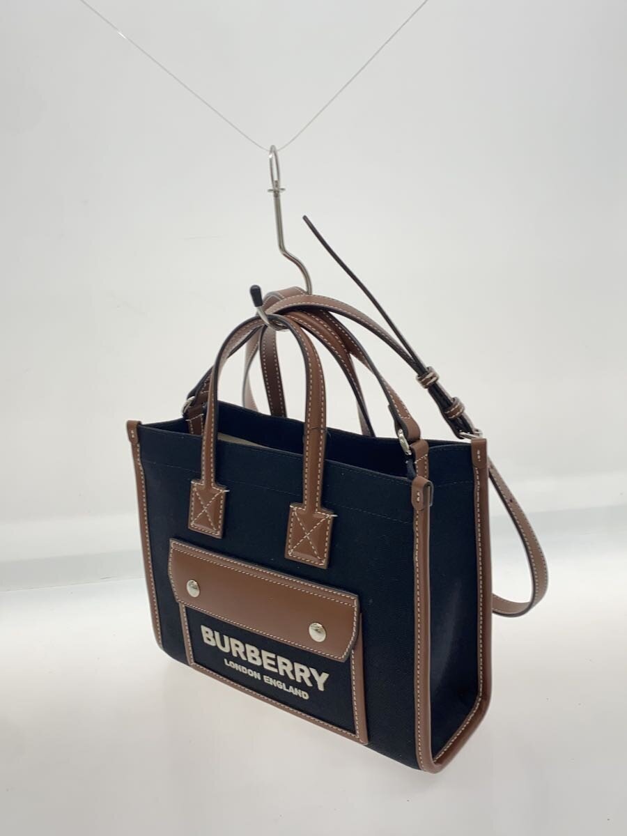 中古 BURBERRY ショルダーバッグ キャンバス BLK バッグ jumblestore-37715627 2nd STREET 楽天市場店 サンプル画像2