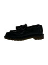 【中古】Dr.Martens◆ローファー/UK7/BLK/レザー/14573001【シューズ】