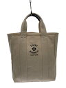【中古】TORY BURCH◆トートバッグ/キャンバス/BEG/10008684/ベージュ【バッグ】