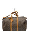 【中古】LOUIS VUITTON◆キーポル・バンドリエール45_モノグラム・キャンバス_BRW/レザー/BRW/モノグラム【バッグ】