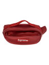 【中古】Supreme◆ウエストバッグ/レザー/RED【バッグ】