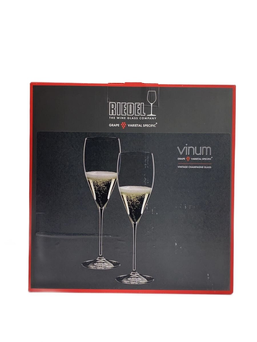 【中古】Riedel◆グラス/2点セット/vinum/ヴィンテージ シャンパーニュグラス//【キッチン用品】