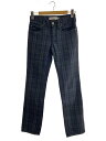 【中古】Levi’s◆スリムフィットストレートパンツ/29/コットン/NVY/チェック/EU511-0022【メンズウェア】(4)