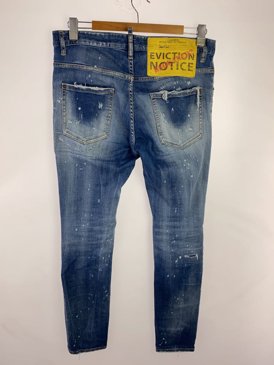 【中古】DSQUARED2◆Super Twinky/スキニーパンツ/48/デニム/インディゴ/S74LB1061S30789【メンズウェア】
