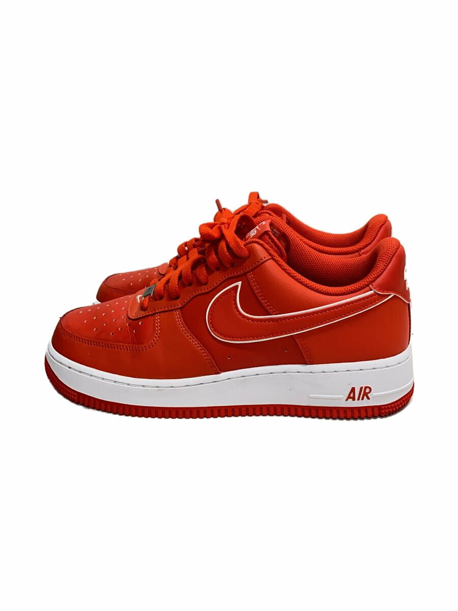 【中古】NIKE◆AIR FORCE 1 07/27.5cm/ORN【シューズ】