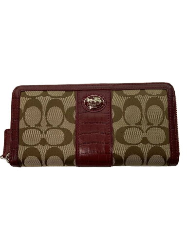 【中古】COACH◆長財布/キャンバス/BRW/レディース【服飾雑貨他】 【中古】COACH◆長財布/キャンバス/BRW/レディース【服飾雑貨他】