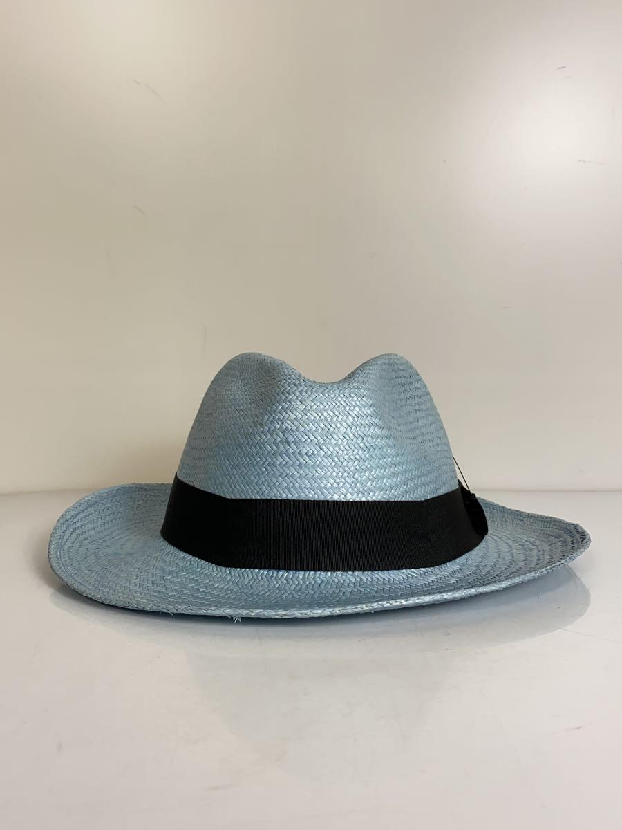 【中古】ELOY BERNAL/ストローハット/--/BLU/メンズ【服飾雑貨他】