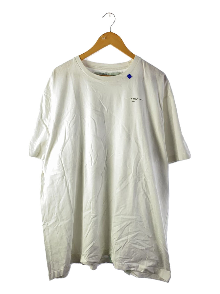 【中古】OFF-WHITE◆長袖Tシャツ/XL/--/WHT/無地/OMAA038E191850030191【メンズウェア】