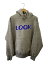 【中古】LQQK STUDIO◆23AW/MIDWEIGHT FLEECE LOGO HOODIE/パーカー/L/GRY/無地/LQA23SW23【メンズウェア】