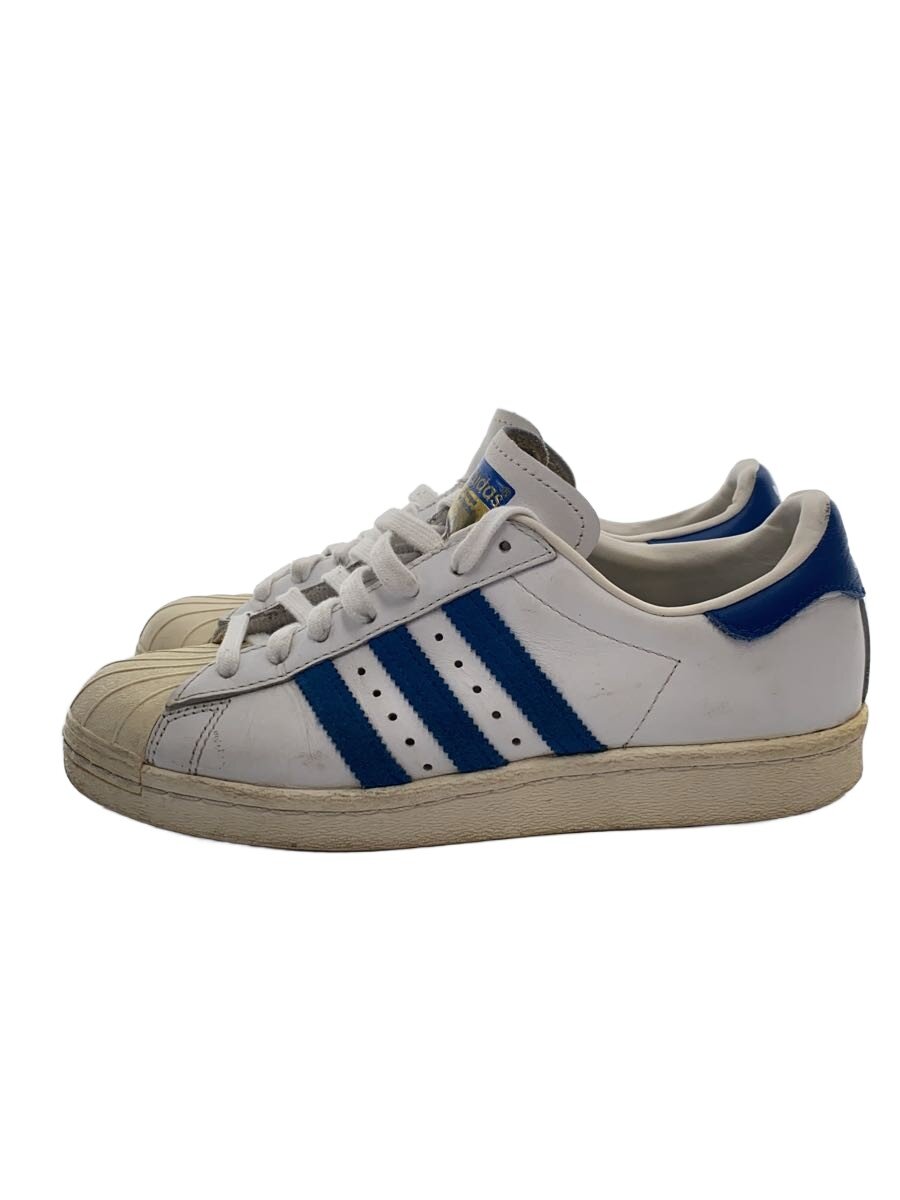 adidas◆SUPERSTAR 80s/スーパースター 80s/G61068/ホワイト/23.5cm/WHT