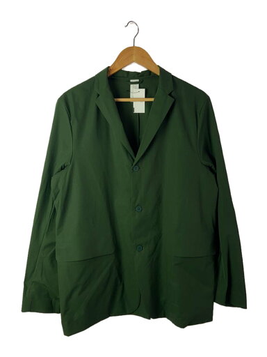 【中古】DESCENTE◆テーラードジャケット/O/ポリエステル/GRN/無地/DLMTJF30N【メンズウェア】 【中古】DESCENTE◆テーラードジャケット/O/ポリエステル/GRN/無地/DLMTJF30N【メンズウェア】