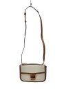 【中古】kate spade new york◆ショルダーバッグ/レザー/WHT//【バッグ】