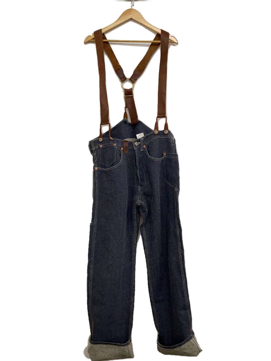 【中古】STUDIO D’ARTISAN◆オーバーオール/M/--/IDG/無地【メンズウェア】