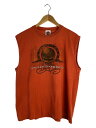 【中古】HARLEY DAVIDSON◆タンクトップ/L/コットン/ORN/無地/90S/USA製【メンズウェア】