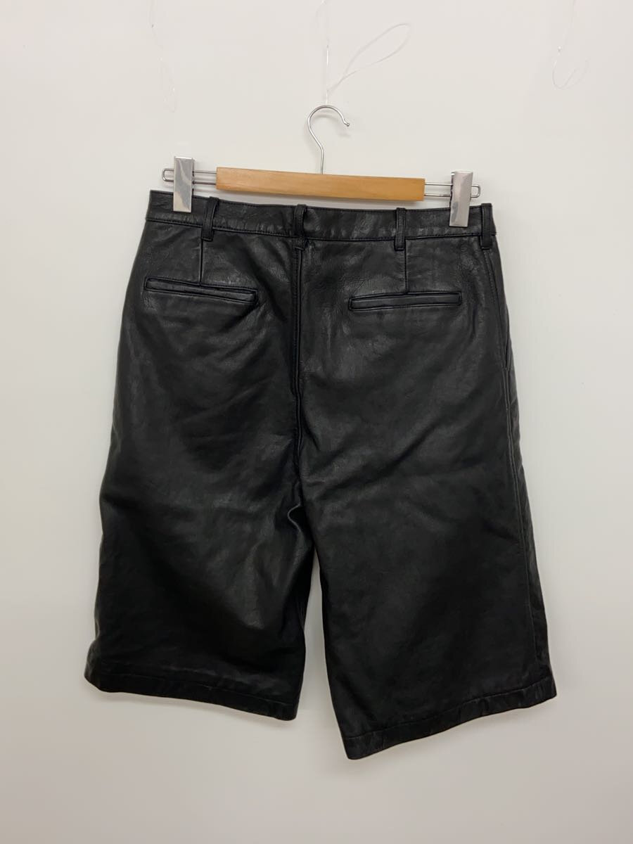 【中古】JOURNAL STANDARD◆GOAT レザーハーフパンツ/M/レザー/BLK/無地/25030600211010【メンズウェア】