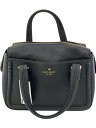 【中古】kate spade new york◆2way/ミニボストンバッグ/レザー/BLK/無地【バッグ】