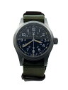 【中古】HAMILTON◆カーキフィールド/MECHANICAL 38MM/手巻腕時計/アナログ/ナイロン/H694390【服飾雑貨他】(2)