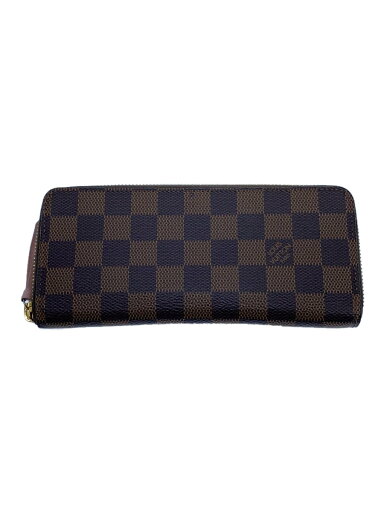 【中古】LOUIS VUITTON◆ポルト・フォイユ・クレマンス_ダミエ・エベヌ_BRW/PVC/BRW/レディース【服飾雑貨他】 【中古】LOUIS VUITTON◆ポルト・フォイユ・クレマンス_ダミエ・エベヌ_BRW/PVC/BRW/レディース【服飾雑貨他】