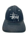 【中古】STUSSY◆キャップ/--/コットン/BLK/メンズ/1311060【服飾雑貨他】
