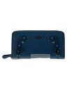 【中古】COACH◆長財布_オールレザー/レザー/BLU/レディース【服飾雑貨他】(4)