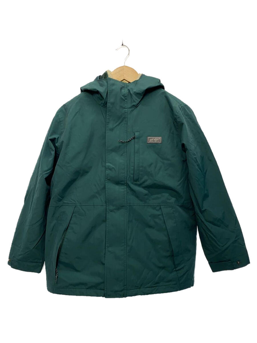 【中古】EDDIE BAUER◆マウンテンパーカ/S/ポリエステル/GRN/E542360【メンズウェア】