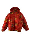【中古】Supreme◆23AW/Featherweight Down Puffer/ダウンジャケット/XL/ナイロン/RED/総柄【メンズウェア】(4)