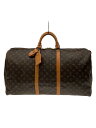 【中古】LOUIS VUITTON◆キーポル60_モノグラム・キャンバス_BRW/ビニール/ブラウン【バッグ】