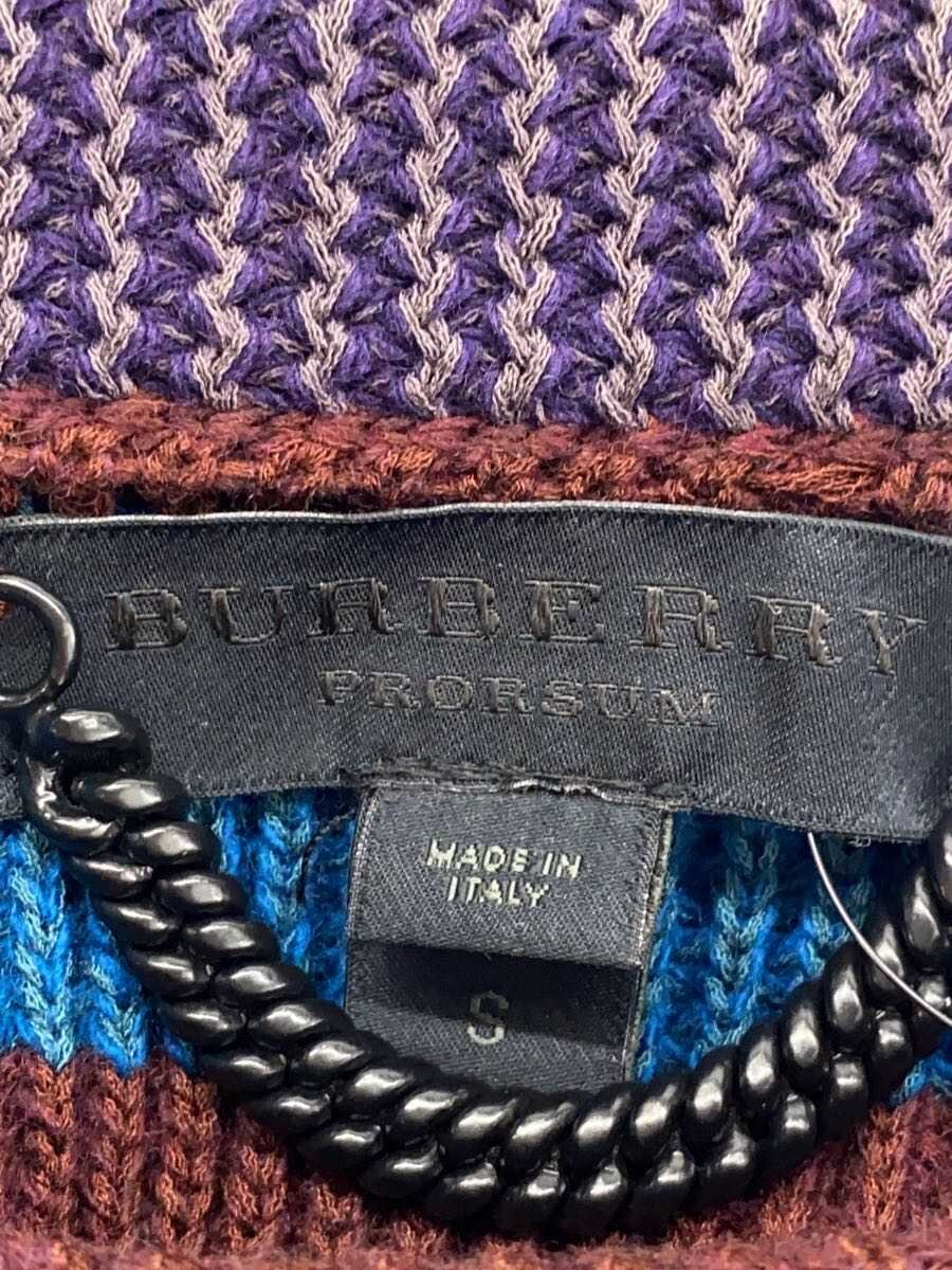 中古 BURBERRY PRORSUM COLLECTION ニット・セーター(厚手) S ウール マルチカラー ボーダー メン jumblestore-38696051 2nd STREET 楽天市場店 サンプル画像3