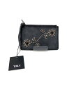 【中古】TMT◆STUDS LEATHER CARD CASE/GRY/メンズ/TAC-S25SP04【服飾雑貨他】