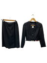 【中古】CHANEL◆セットアップ/38/ウール/BLK/P15636W02609【レディースウェア】