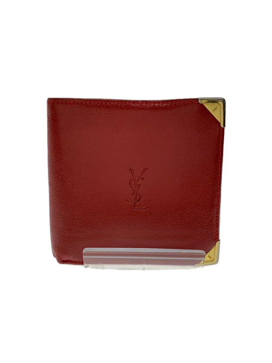 【中古】YVES SAINT LAURENT◆2つ折り財