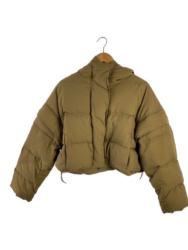 【中古】MICALLE MICALLE◆ダウンジャケット/--/ナイロン/CML【レディースウェア】 【中古】MICALLE MICALLE◆ダウンジャケット/--/ナイロン/CML【レディースウェア】