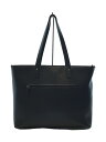 【中古】FURLA◆トートバッグ/レザー/BLK/無地/22879【バッグ】